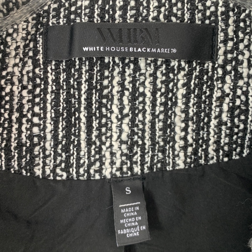 White House Black Market Boucle Trucker Jacket. NEW! - Picture 12 of 13
